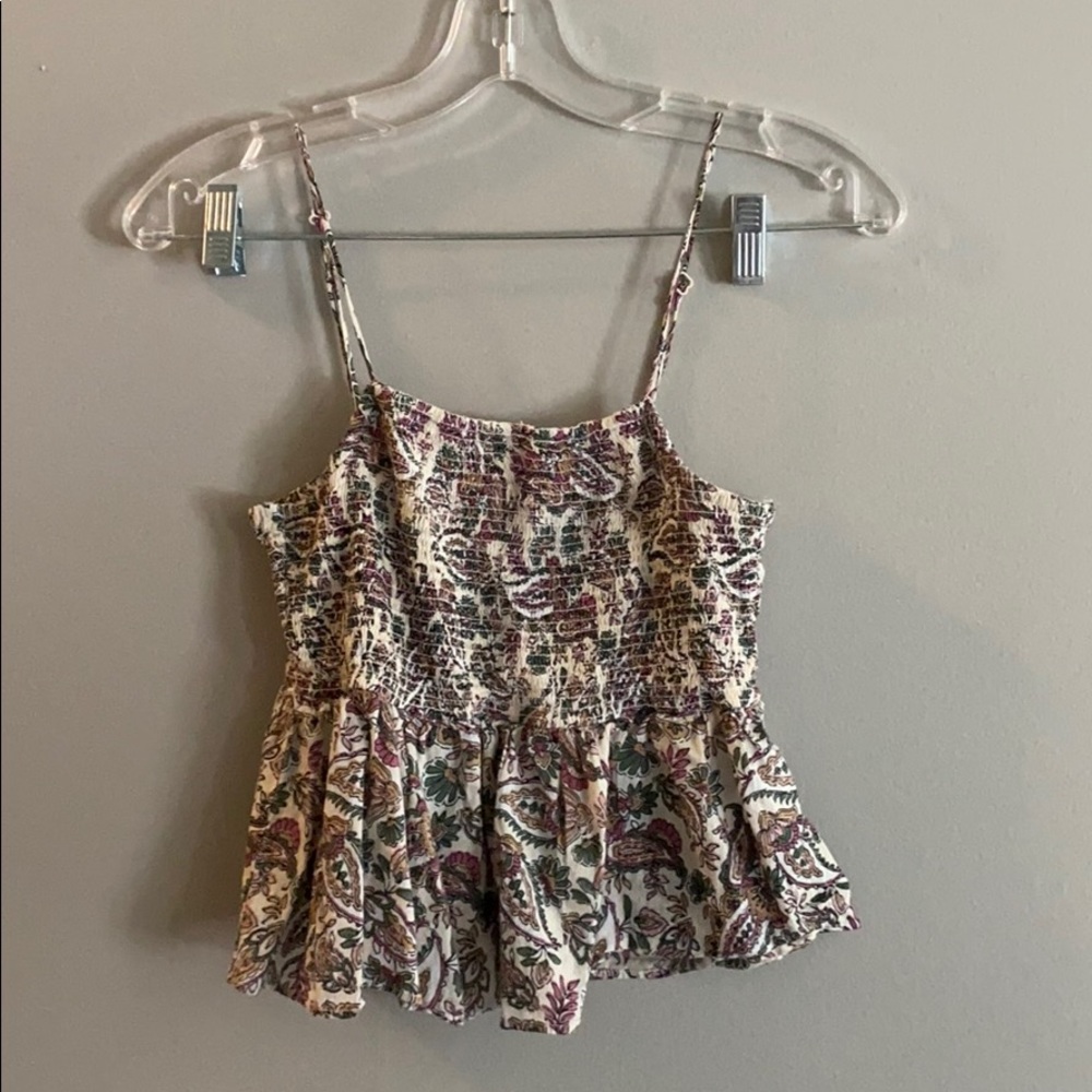 Patrons of Peace flower tank top